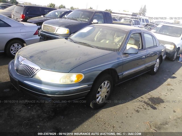 1LNHM97V01Y666562 - 2001 LINCOLN CONTINENTAL  BLUE photo 2