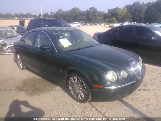 SAJWA01TX5FN45905 - 2005 JAGUAR S-TYPE GREEN photo 1