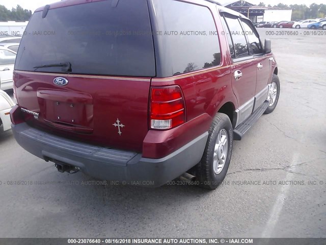 1FMPU165X5LA65550 - 2005 FORD EXPEDITION XLT RED photo 4