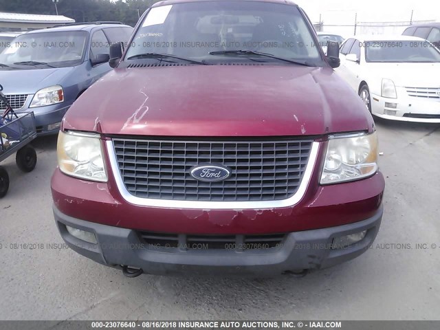 1FMPU165X5LA65550 - 2005 FORD EXPEDITION XLT RED photo 6