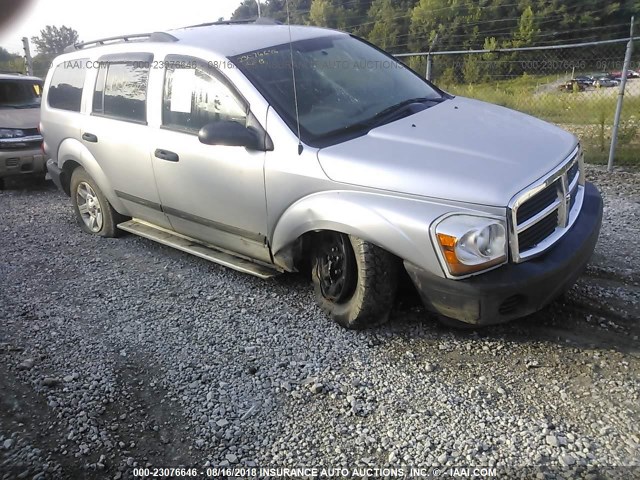 1D4HB38N15F609152 - 2005 DODGE DURANGO ST SILVER photo 1