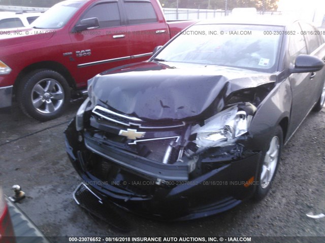 1G1PC5SB1D7296458 - 2013 CHEVROLET CRUZE LT BLACK photo 6