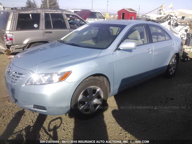 4T4BE46K08R044239 - 2008 TOYOTA CAMRY CE/LE/XLE/SE BLUE photo 2