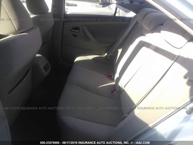 4T4BE46K08R044239 - 2008 TOYOTA CAMRY CE/LE/XLE/SE BLUE photo 8