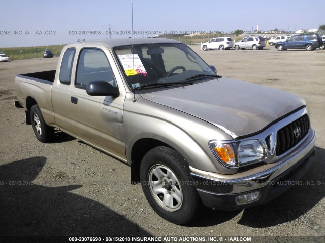 5TEVL52N42Z107591 - 2002 TOYOTA TACOMA XTRACAB GOLD photo 1