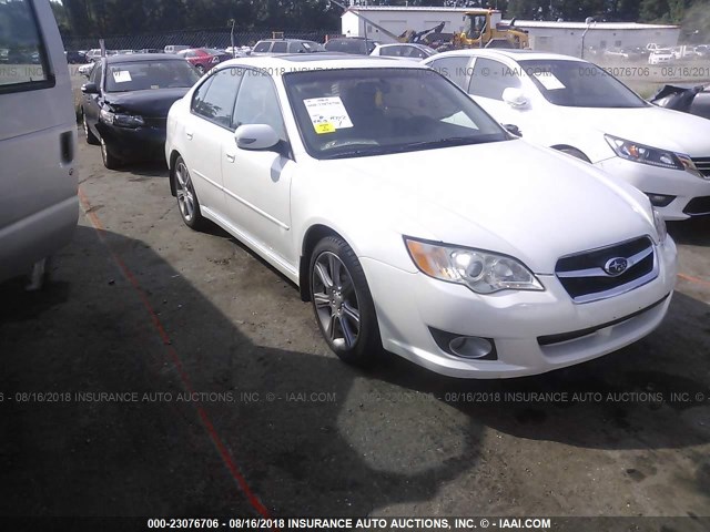 4S3BL856694212368 - 2009 SUBARU LEGACY 3.0R LIMITED WHITE photo 1