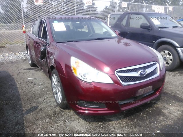 4S3BMBK6XA3237265 - 2010 SUBARU LEGACY 2.5I LIMITED MAROON photo 1