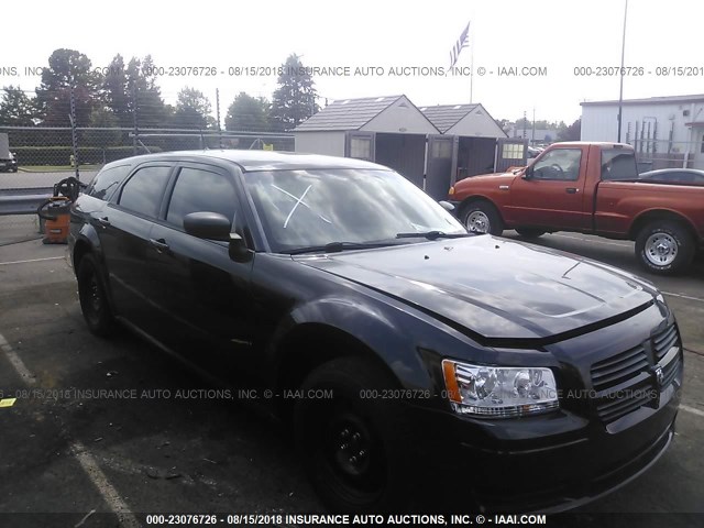 2D4FV47T68H148022 - 2008 DODGE MAGNUM BLACK photo 1