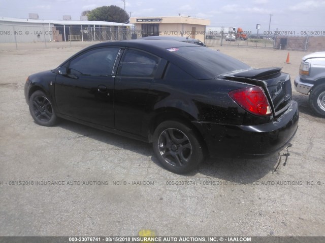 1G8AM12F54Z180491 - 2004 SATURN ION LEVEL 2 BLACK photo 3