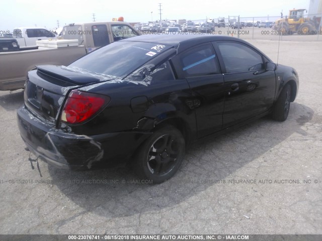 1G8AM12F54Z180491 - 2004 SATURN ION LEVEL 2 BLACK photo 4