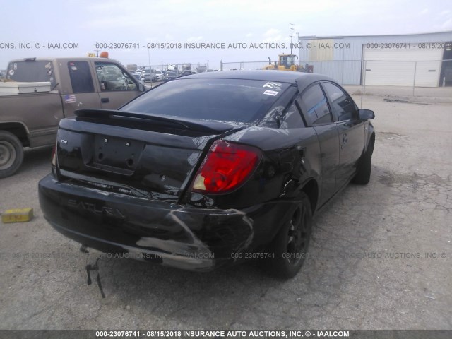 1G8AM12F54Z180491 - 2004 SATURN ION LEVEL 2 BLACK photo 6