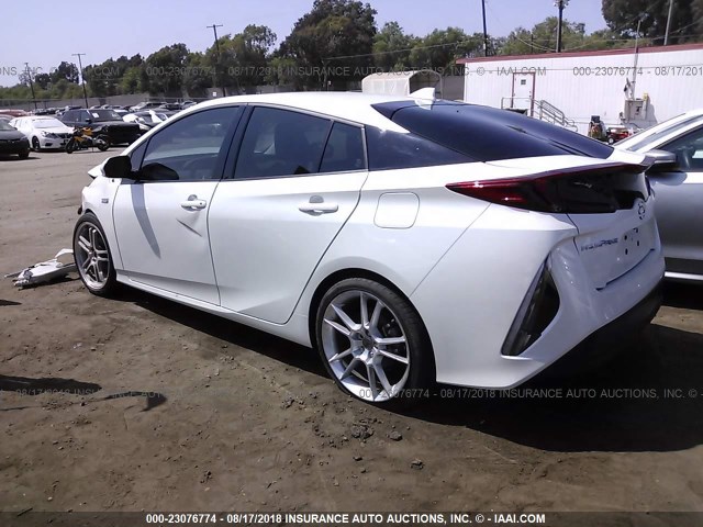 JTDKARFP5H3066701 - 2017 TOYOTA PRIUS PRIME  白色 照片 3