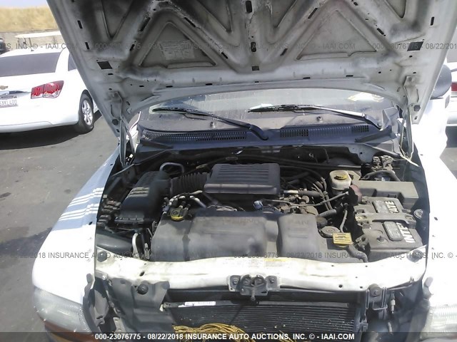 1D8HS58N43F558494 - 2003 DODGE DURANGO SLT PLUS WHITE photo 10