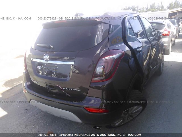 KL4CJASB3JB510387 - 2018 BUICK ENCORE PREFERRED Rot Foto 4