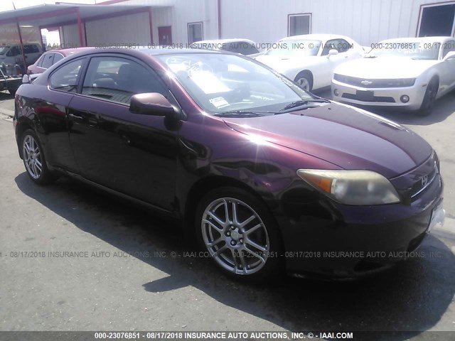 JTKDE177660078246 - 2006 TOYOTA SCION TC 栗色 照片 1