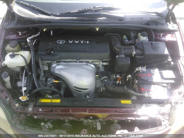 JTKDE177660078246 - 2006 TOYOTA SCION TC 栗色 照片 10