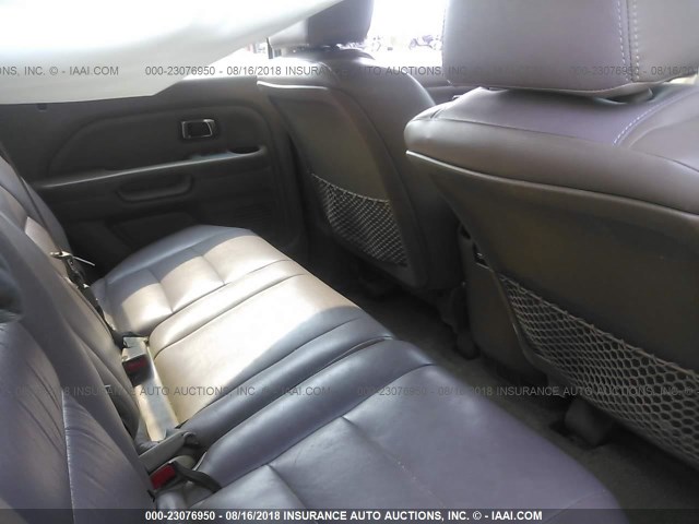 5FNYF28106B036890 - 2006 HONDA PILOT LX GOLD photo 8