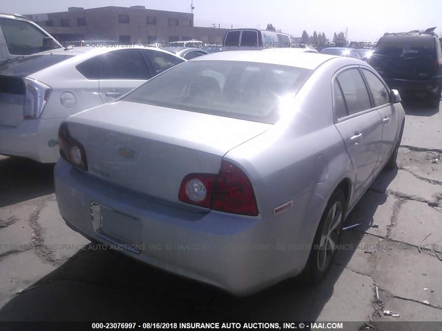 1G1ZC5E12BF131968 - 2011 CHEVROLET MALIBU 1LT ვერცხლისფერი ფოტო 4