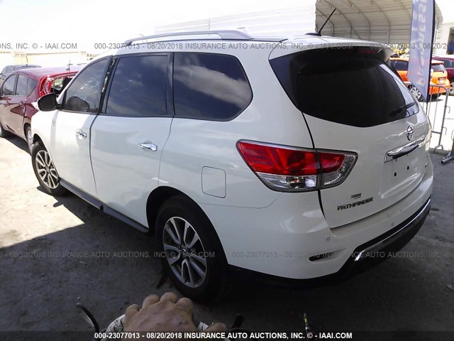 5N1AR2MN7GC635782 - 2016 NISSAN PATHFINDER S/SV/SL/PLATINUM WHITE photo 3