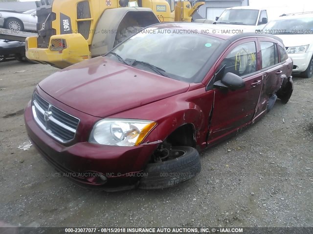 1B3CB3HA8AD653158 - 2010 DODGE CALIBER MAINSTREET RED photo 2