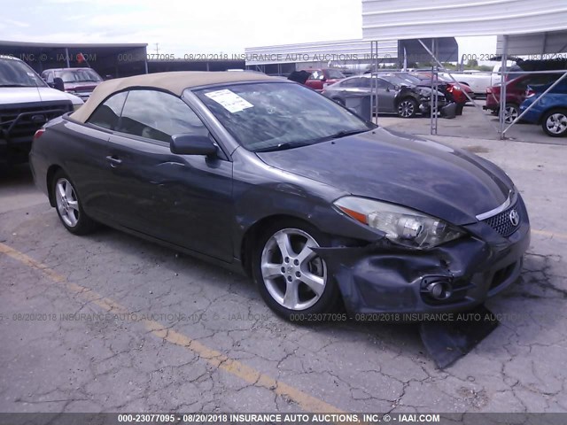 4T1FA38P08U144741 - 2008 TOYOTA CAMRY SOLARA SE/SLE/SPORT GRAY photo 1