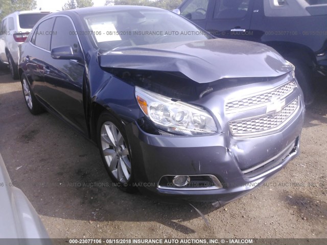1G11H5SA7DF330990 - 2013 CHEVROLET MALIBU LTZ 蓝色 照片 1