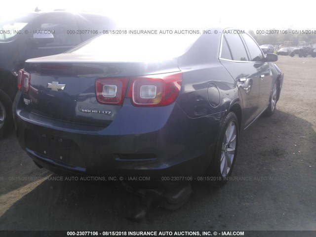 1G11H5SA7DF330990 - 2013 CHEVROLET MALIBU LTZ 蓝色 照片 4