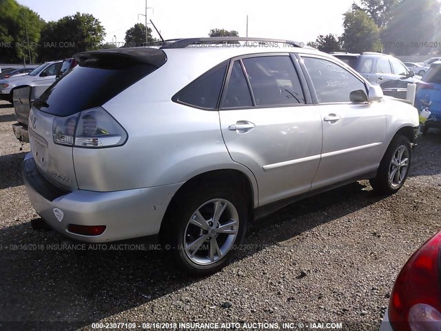 JTJHW31U860026162 - 2006 LEXUS RX 400 SILVER photo 4