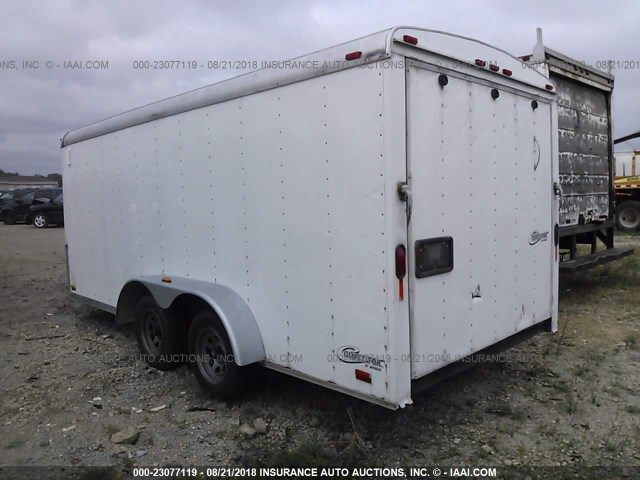 100000000014467WI - 2003 AVENGER 16 FT TRAILER  WHITE photo 3