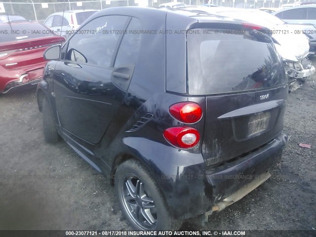WMEEJ3BA4EK753120 - 2014 SMART FORTWO PURE/PASSION BLACK photo 3