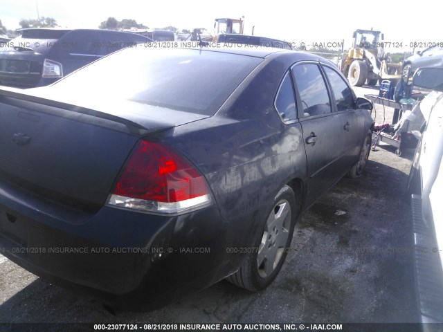 2G1WD58CX79130144 - 2007 CHEVROLET IMPALA SUPER SPORT BLACK photo 4