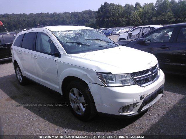 3D4PG1FG3BT547616 - 2011 DODGE JOURNEY MAINSTREET WHITE photo 1