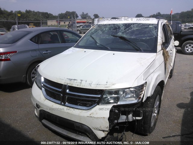 3D4PG1FG3BT547616 - 2011 DODGE JOURNEY MAINSTREET WHITE photo 6