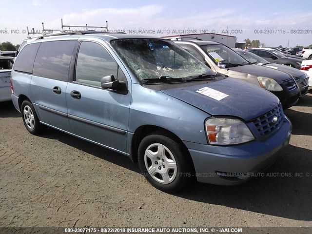 2FMZA51277BA25094 - 2007 FORD FREESTAR SE BLUE photo 1