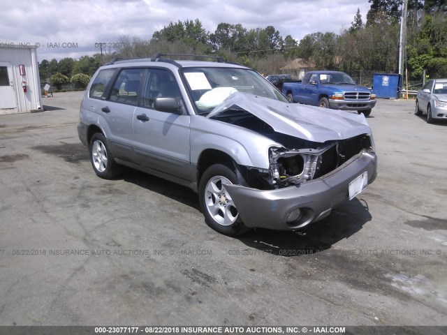 JF1SG65694H760493 - 2004 SUBARU FORESTER 2.5XS ვერცხლისფერი ფოტო 1