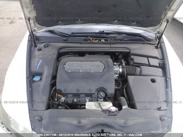 19UUA66224A008032 - 2004 ACURA TL YELLOW photo 10