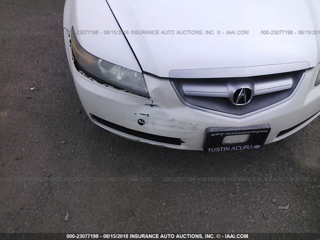 19UUA66224A008032 - 2004 ACURA TL YELLOW photo 6