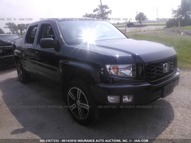 5FPYK1F7XEB012194 - 2014 HONDA RIDGELINE SPORT BLACK photo 1