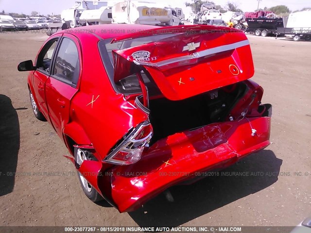 KL1TD5DE7AB112053 - 2010 CHEVROLET AVEO LS/LT 红色 照片 6