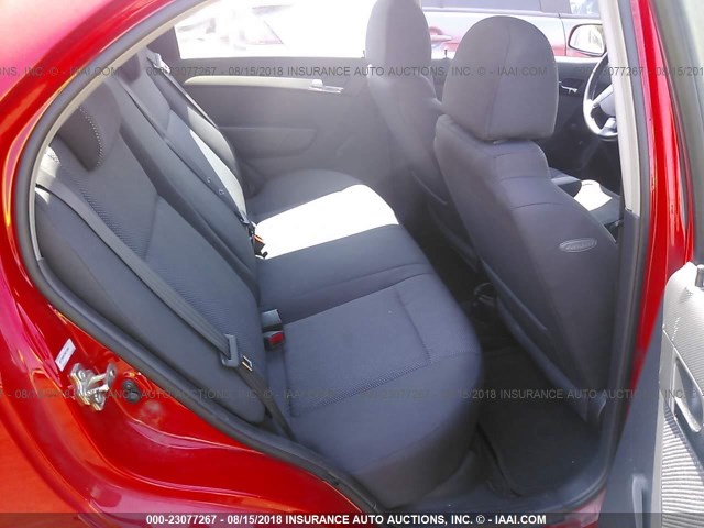 KL1TD5DE7AB112053 - 2010 CHEVROLET AVEO LS/LT 红色 照片 8