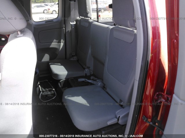 5TFTX4CN6CX020319 - 2012 TOYOTA TACOMA ACCESS CAB RED photo 8