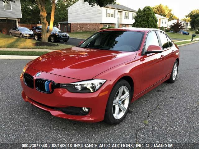 WBA3B1C53FP831798 - 2015 BMW 320 RED photo 2