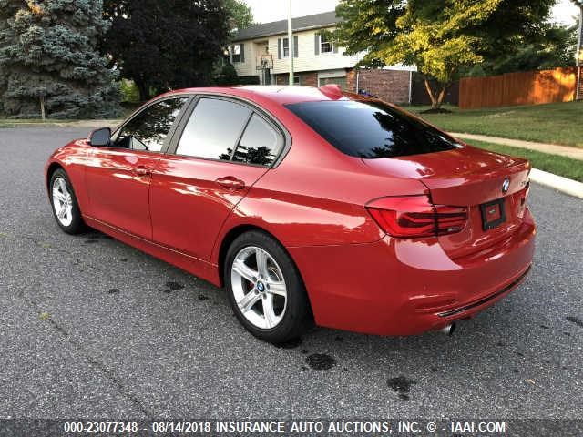 WBA3B1C53FP831798 - 2015 BMW 320 RED photo 3