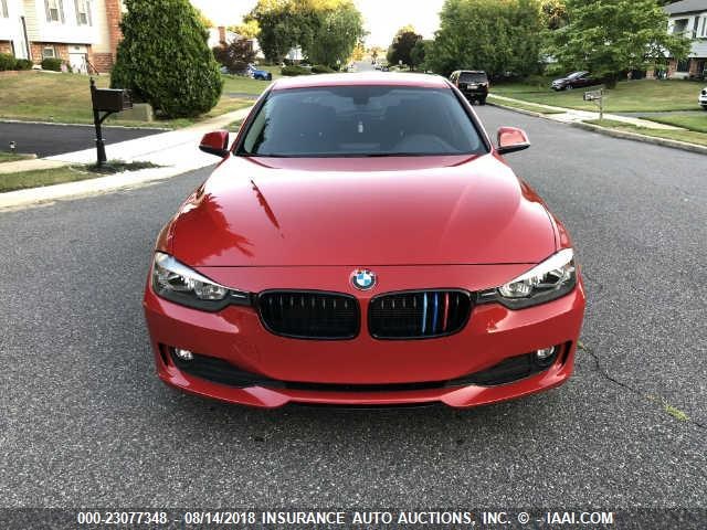 WBA3B1C53FP831798 - 2015 BMW 320 RED photo 6