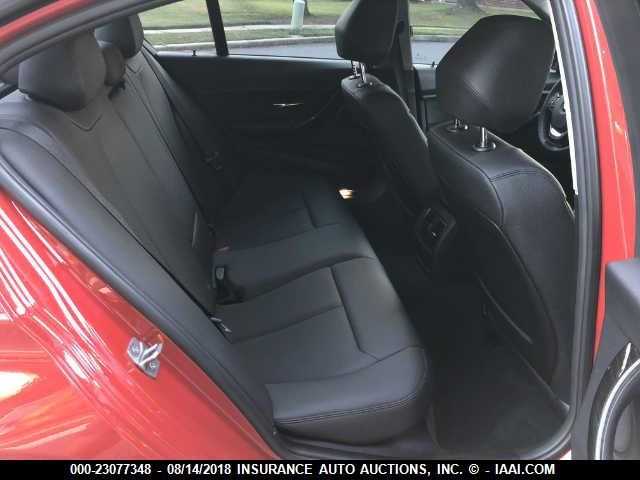 WBA3B1C53FP831798 - 2015 BMW 320 RED photo 8