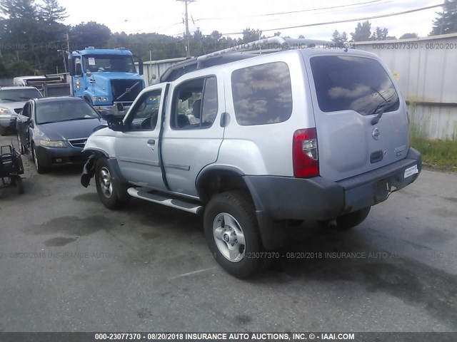 5N1ED28Y02C566785 - 2002 NISSAN XTERRA XE/SE SILVER photo 3