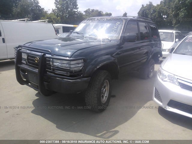 JT3HJ85J8T0121805 - 1996 TOYOTA LAND CRUISER HJ85 BLACK photo 2