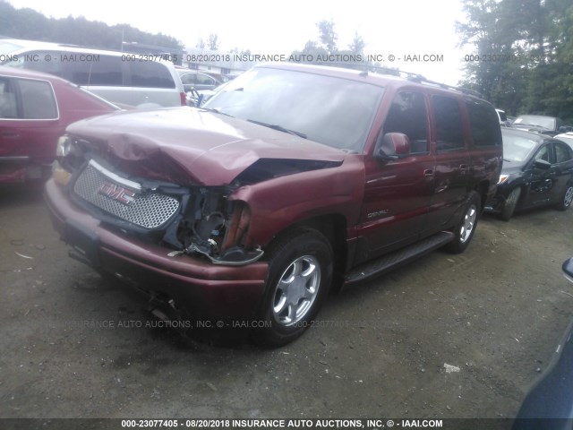 1GKFK66U72J290529 - 2002 GMC DENALI XL K1500 BURGUNDY photo 2