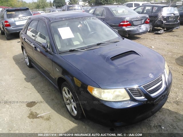 JF4GG22685H052758 - 2005 SAAB 9-2 AERO Dark Blue photo 1