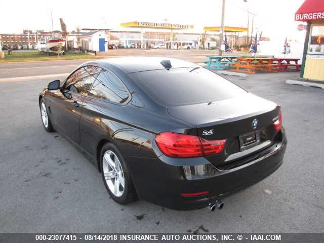 WBA3N3C56FK233947 - 2015 BMW 428 BLACK photo 3